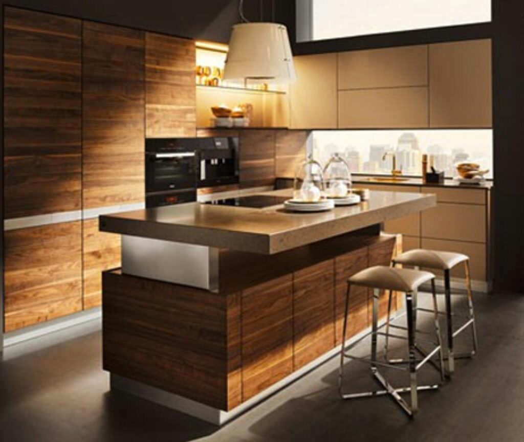 Kitchen Interior work design of Raheja Prince